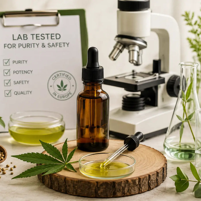 Are Palacio herbal products lab-tested for purity in Europe?