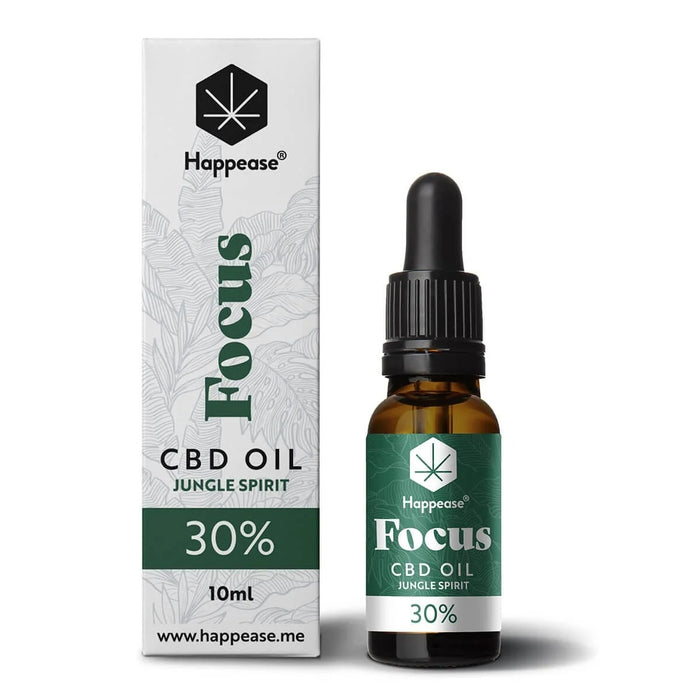 Happease Botanical Extract Drops Clarity Jungle Spirit High Strength 10ml glass dropper bottle for daytime balance
