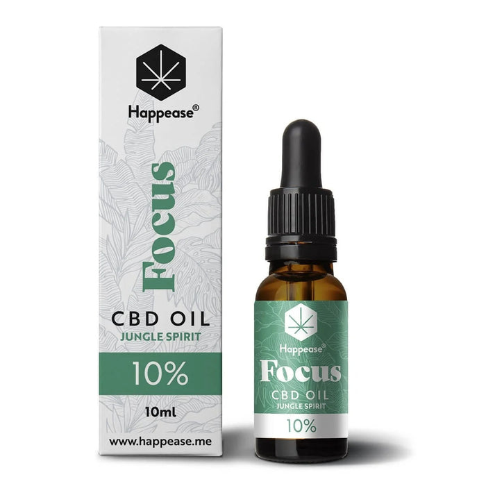 Happease Botanical Extract Drops Clarity Jungle Spirit Medium 10ml glass dropper bottle for daytime balance