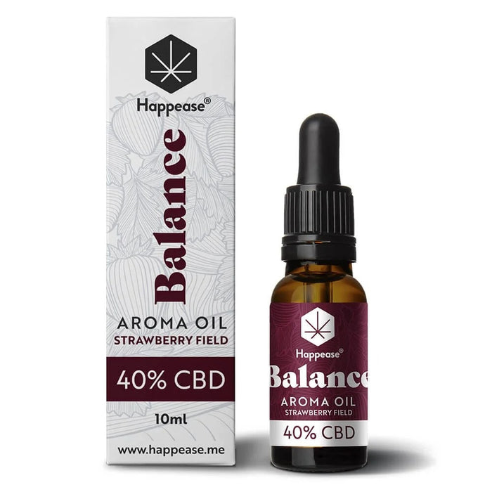 Happease Botanical Extract Drops Harmony Strawberry Field Extreme Strength 10ml glass dropper bottle for daily equilibrium