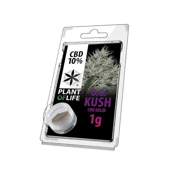 Plant of Life CBD Solid 10% OG Kush (1g)