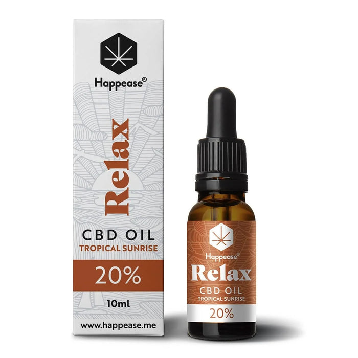 Happease Relax 20% CBD Oil Tropical Sunrise (10ml)
