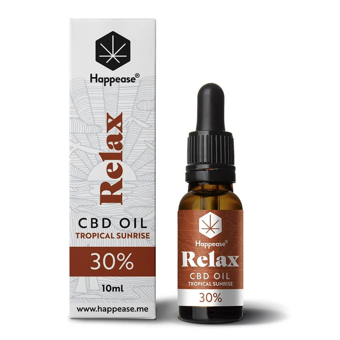 Happease Relax 30% CBD Oil Tropical Sunrise (10ml)