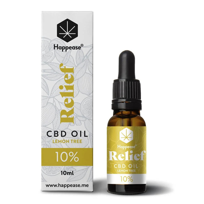 Happease Relief 10% CBD Oil Lemon Tree (10ml)
