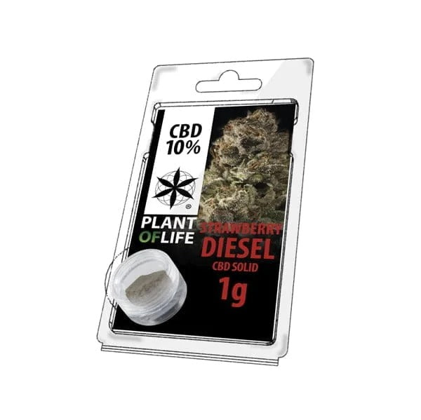 Plant of Life CBD Solid 10% Strawberry Diesel (1g)