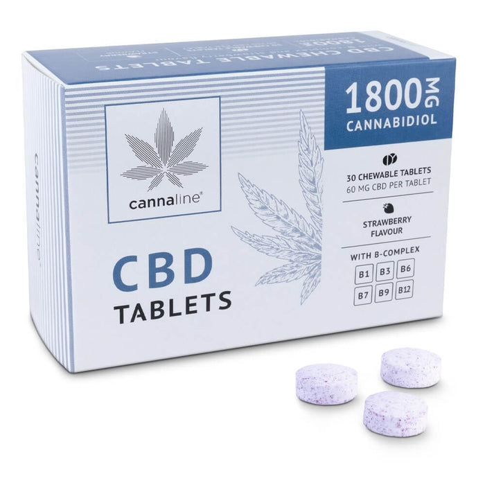 Cannaline Chewable Tablets with 1200 mg CBD (20 tablets)