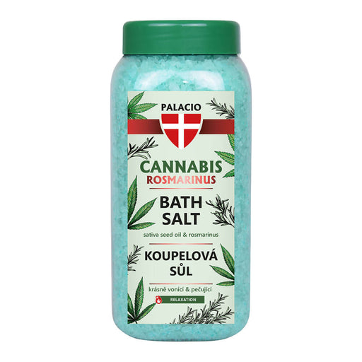 Palacio Cannabis Bath Salts Sativa ZaadOil & Rozemarijn (900g)