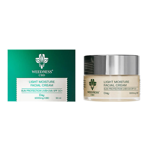 Weedness Light Moisture 50+ SPF Face Cream 1000mg CBD (50ml)