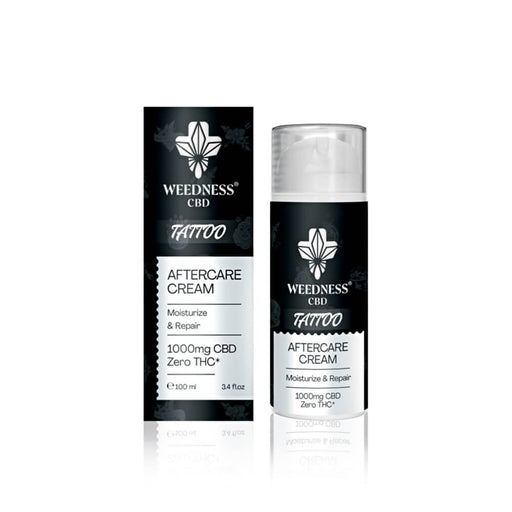 Weedness CBD Tattoo Aftercare Cream 1000mg CBD (100ml)